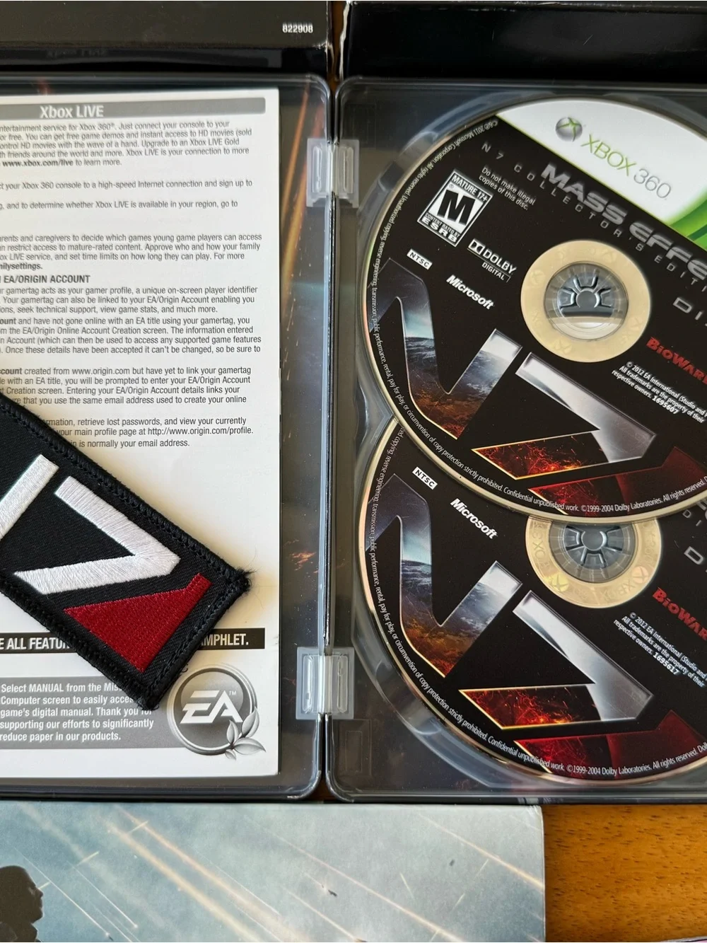 Mass Effect 3 N7 Collector’s Edition Complete Box Set Xbox 360 Tested